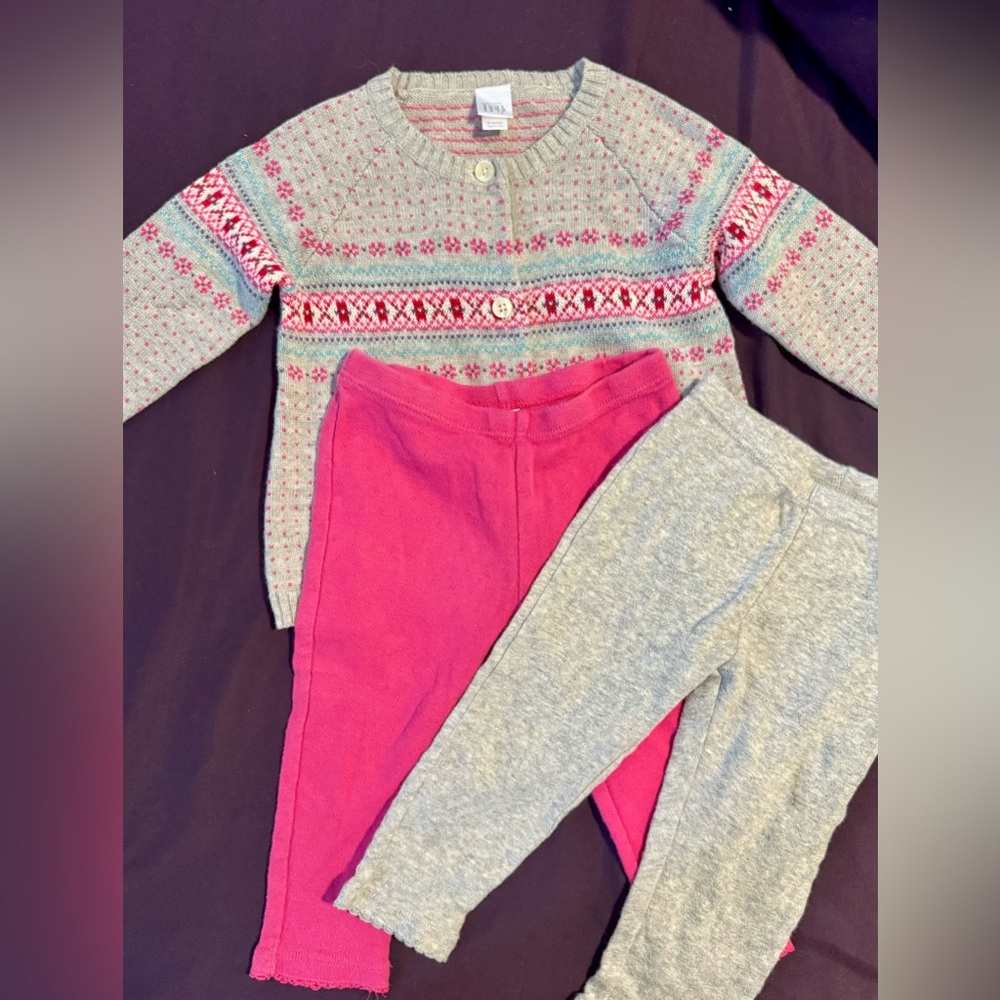 Nordstrom sweater/ pants 9-12 months
